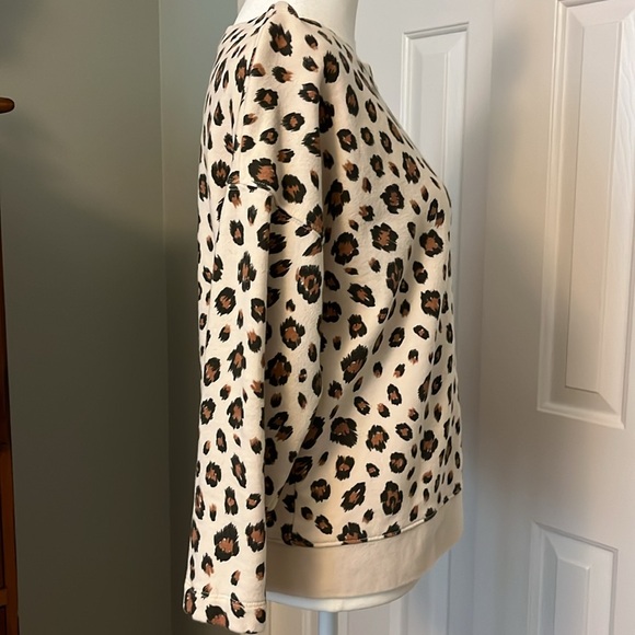 J.Crew Boatneck Leopard Sweatshirt - Picture 4 of 7